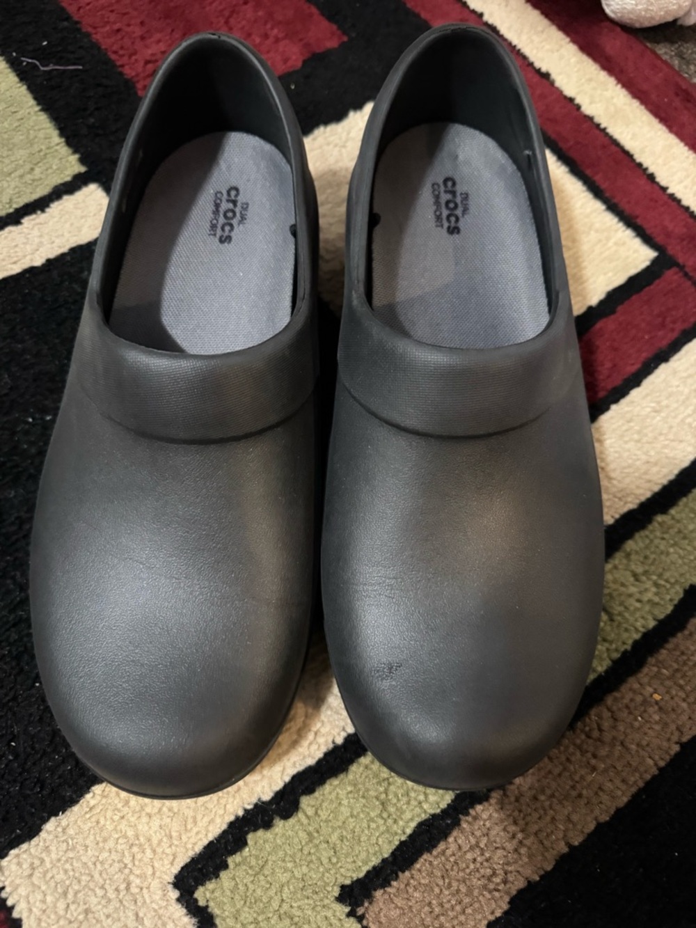 CROCS Black Bistro Slip-On Work Clogs